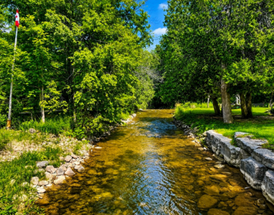 Riverfront Retreat in Creemore ON Canada